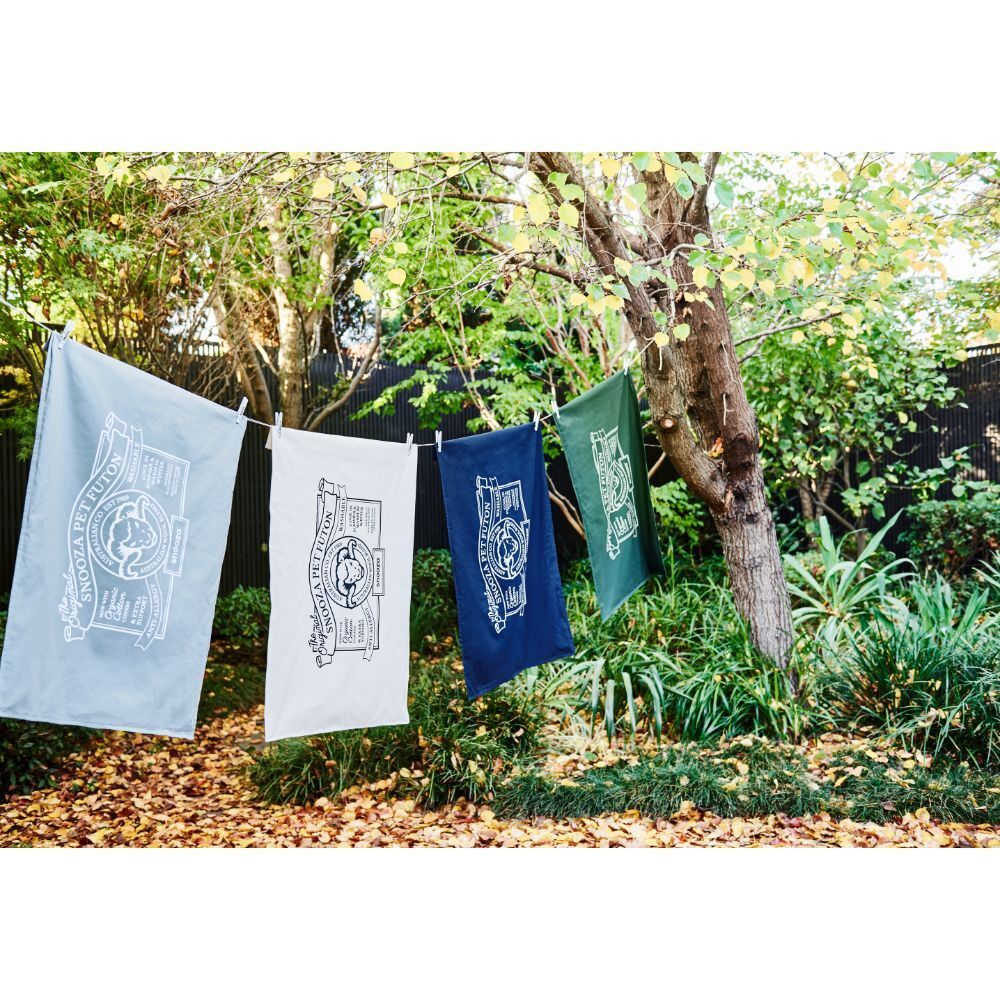 Snooza Replacement Organic Pet Futon Cover Mighty Ash (98x68cm)