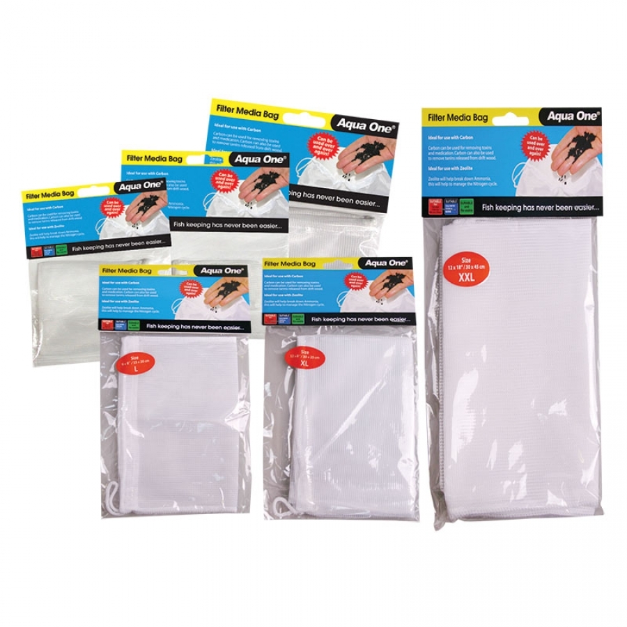 Aqua One Aquarium Filter Media Bag Small (12x8cm)