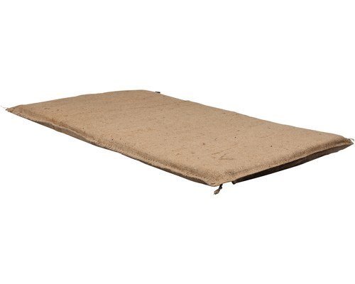 Hessian Dog Mattress X Large 110cm X 80cm Purple Stripe