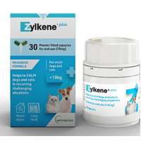 Zylkene Plus for Cats & Small Dogs - 75mg - 30 Capsules