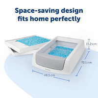 PetSafe ScoopFree Classic Crystal Self-Cleaning Litter Box