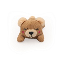 Zippy Paws Snooziez Shhhqueaker Dog Toy - Bear - 30x14x11cm