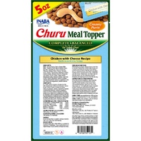 INABA Churu Meal Topper - Chicken with Cheese - 144g (10 Tubes)