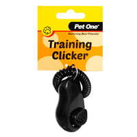 Pet One Dog Training Clicker - Black