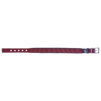 Prestige Soft Padded Dog Collar - 19mm x 36cm - Burgundy