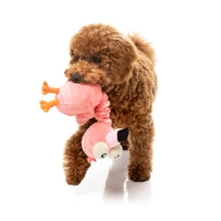 FuzzYard Dog Toy Neck Minutes - Neckole The Flamingo