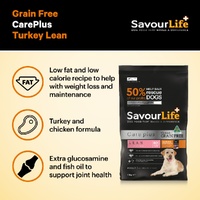 SavourLife Grain Free Adult Lean Dog Food - Turkey - 10kg