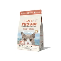 Proudi Air Dried Cat Food - Turkey & Chicken - 400g