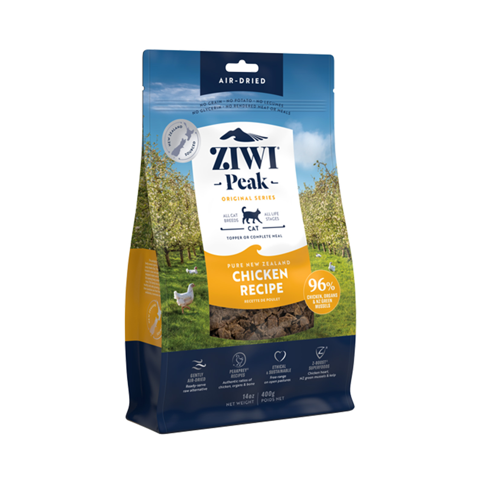 Ziwi Peak Air Dried Cat Food Free Range Chicken