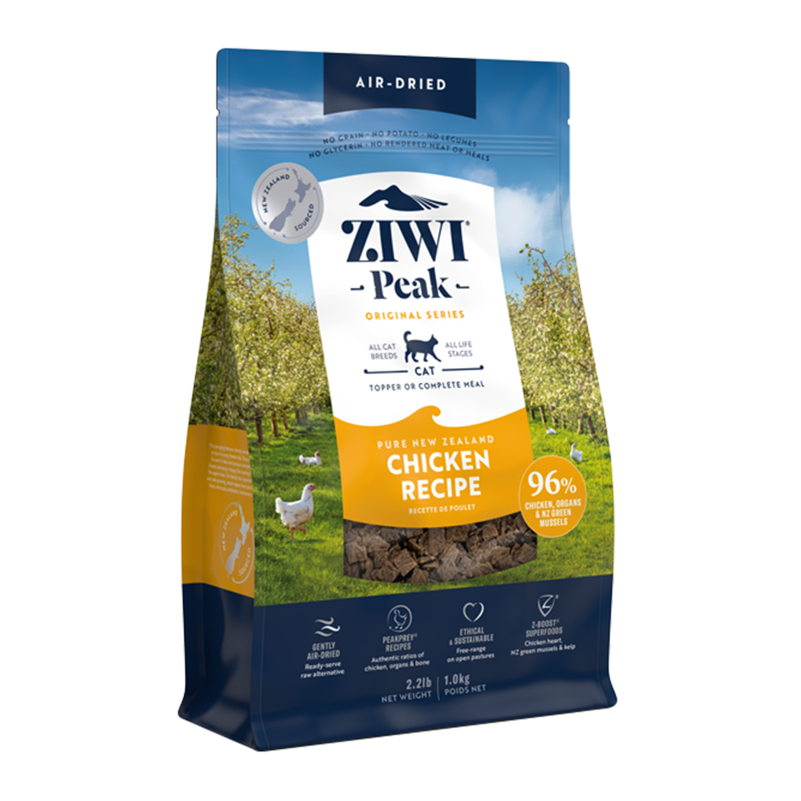 Ziwi Peak Air Dried Cat Food Chicken 1kg
