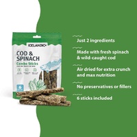 Icelandic Cod & Spinach Combo Sticks - 6 Pack