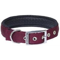 Prestige Soft Padded Dog Collar - 19mm x 36cm - Burgundy