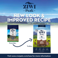 Ziwi Peak Air Dried Dog Food - Beef - 454g