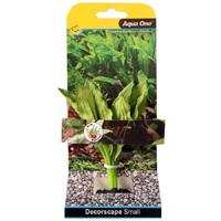 Aqua One Silk Aquarium Plant - Amazon Broad Leaf