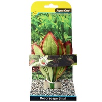 Aqua One Silk Aquarium Plant - Amazon Red/Green