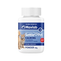 Mavlab Settle Pet Calming Powder - Small Dogs & Cats - 50g