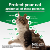 NexGard Spectra for Cats 2.5-7.5 kg - Yellow