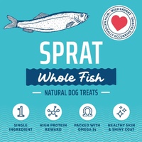 Icelandic Sprat Whole Fish Dog Treats - 57g