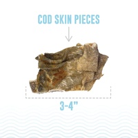 Icelandic Cod Skin Pieces Dog Treats - 227g