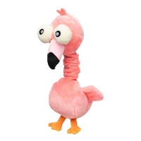 FuzzYard Dog Toy Neck Minutes - Neckole The Flamingo