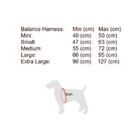 Black Dog Balance Harness - X-Large - Pink