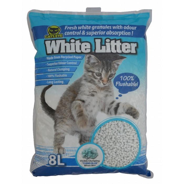 Cats Eye White Cat Kitter Litter 8 Litres Changes Colour with