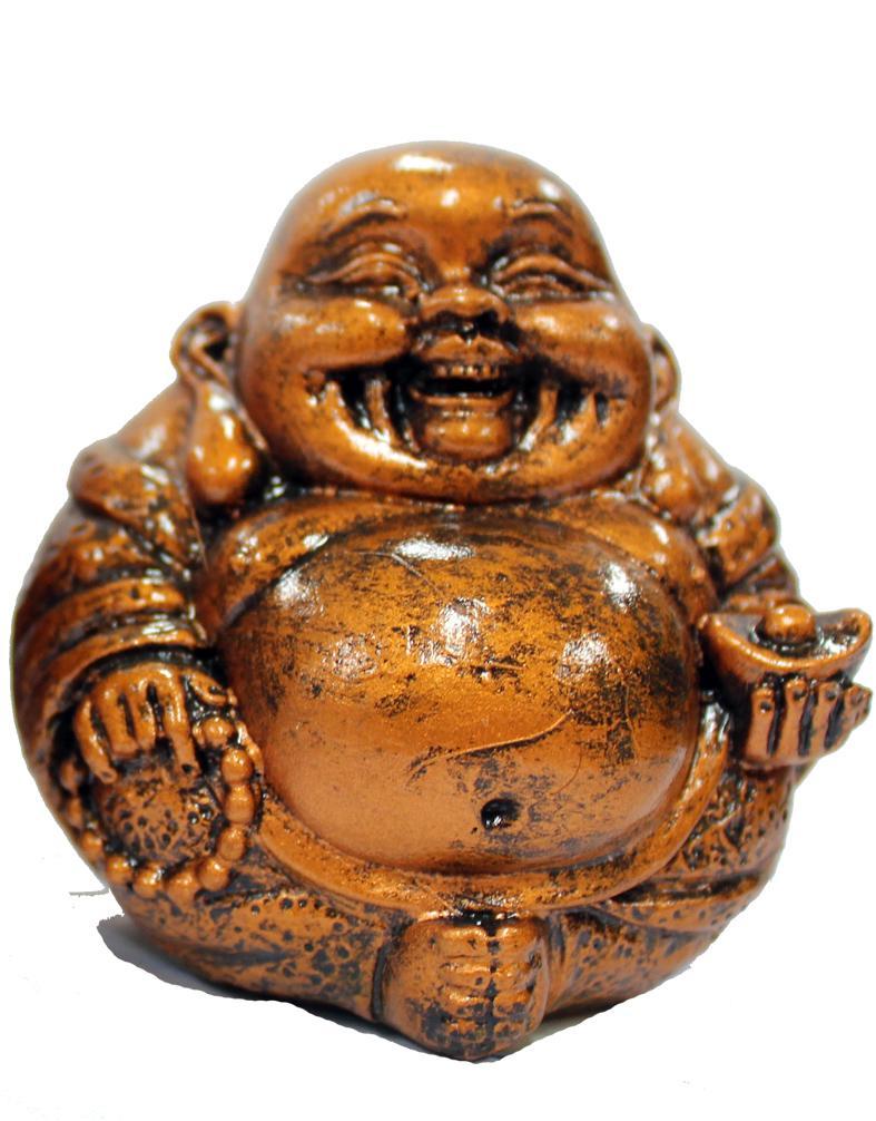 Laughing Buddha With Beads Fish Tank Decoration Mini