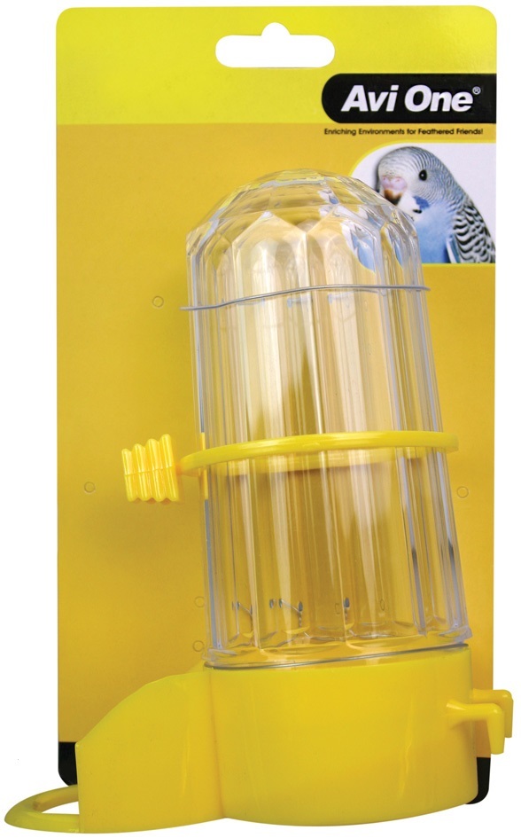 Mcage Lot of 12 Bird Cage Clear Plastic Seed Water Feeder Cups 