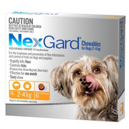 Nexgard for dogs 24 kgs Orange 6 Pack NexGard
