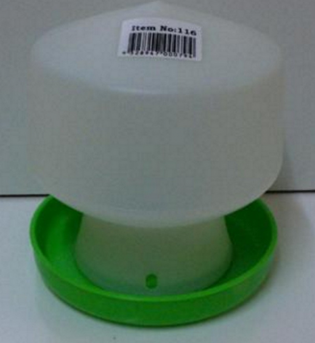 Poultry Chicken Waterer White Green 1 3l