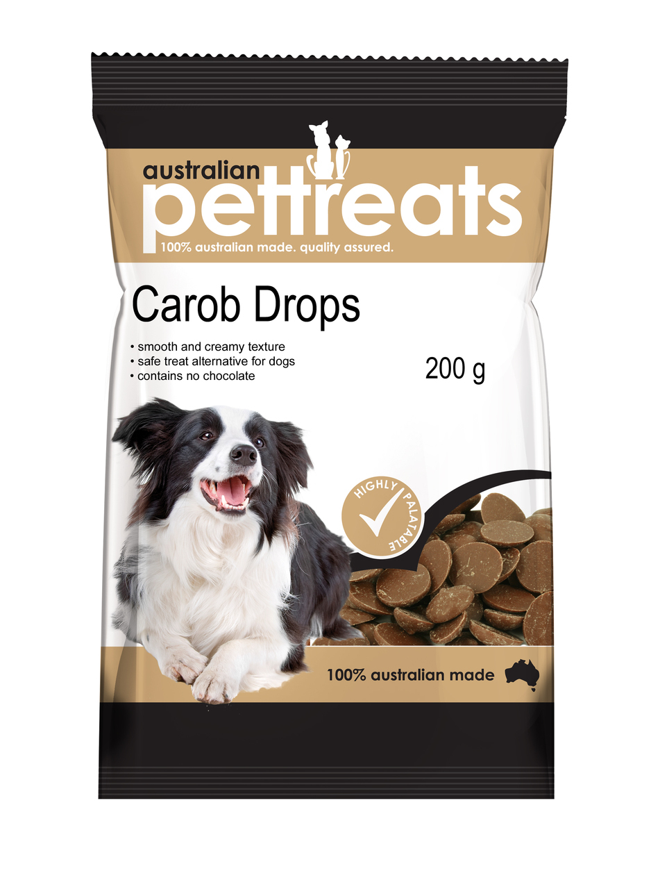 Carob Drops Australian Pet Treats for Dogs