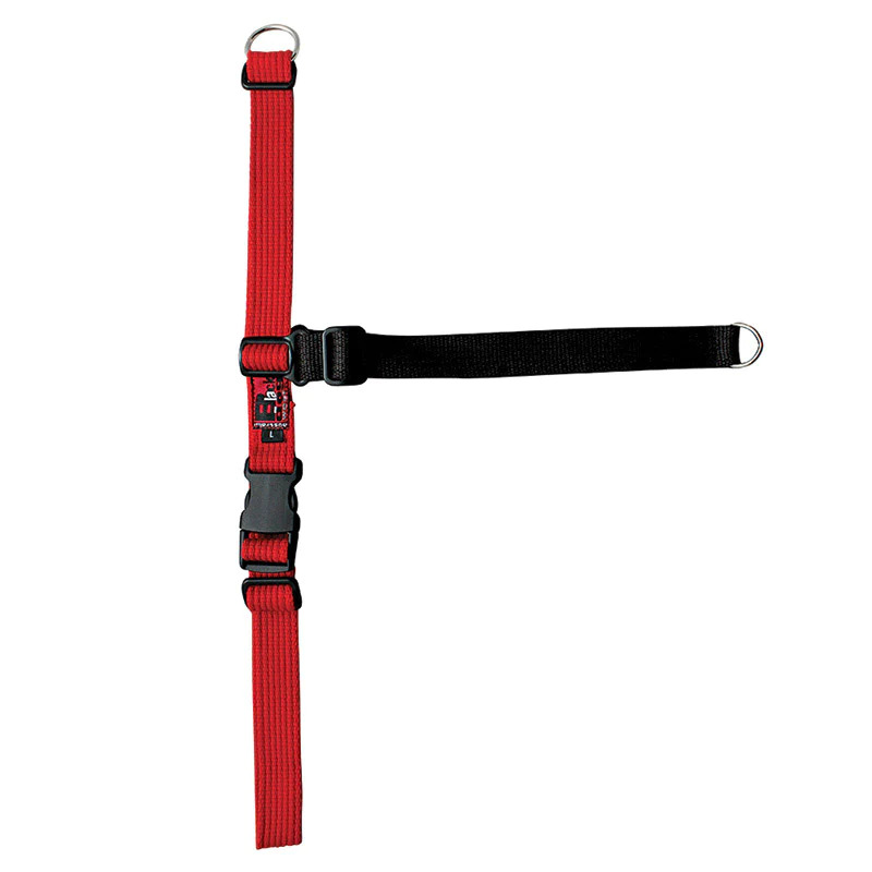 Black Dog Balance Harness XLarge Red for Walking and Training