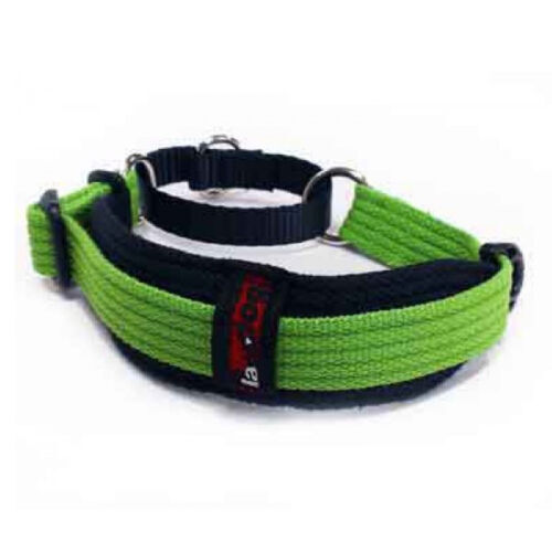 Black Dog Whippet Dog Collar (28cm36cm) (Green)