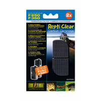 Exo Terra Repti Clear Carbon Cartridge - F 250 or F 350 (2 Pack)