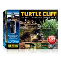 Exo Terra Turtle Cliff Aquatic Terrarium Filter & Rock - Large (37x23x23.5cm)