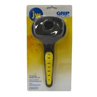 JW Grip Soft Self Cleaning Slicker Brush for Dogs - Small