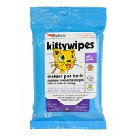 Petkin Kitty Wipes - 15 Pack
