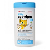 Petkin Kitty Eye Wipes for Kittens - 40 Pack
