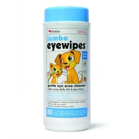 Petkin Jumbo Pet Eye Wipes - 80 Pack
