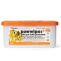 Petkin Pet Paw Wipes - 100 Pack