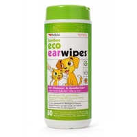 Petkin Bamboo Eco Pet Ear Wipes - 80 Pack