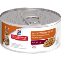 Hill's Science Diet Feline Adult Savory Turkey Entree - 156g