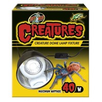Zoo Med Creatures Dome Lamp Fixture - Max 40w