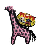 Tuffy Zoo Animal Jr - Giraffe - Pink - 23x28x7.5cm (Tuff Scale 8)