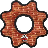 Tuffy Mega Gear Ring Brick Soft Tough Dog Toy