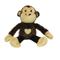 Tuffy Mighty Safari - Jr Max the Monkey - Brown (17.5x12.5x10cm)