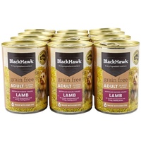 Black Hawk Grain Free Adult Dog Can - Lamb - 12 x 400g (Tray)