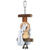 Natwood Hanging Bird Toy with Bell & Rope - 38CM