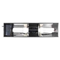Reptiland Aluminium Terrarium Cover for 2 Compact Lamps up to 50 Watts - 46x12x9cm