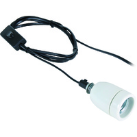 Reptiland Ceramic Lamp Holder with Thread & Switch - 1.8M